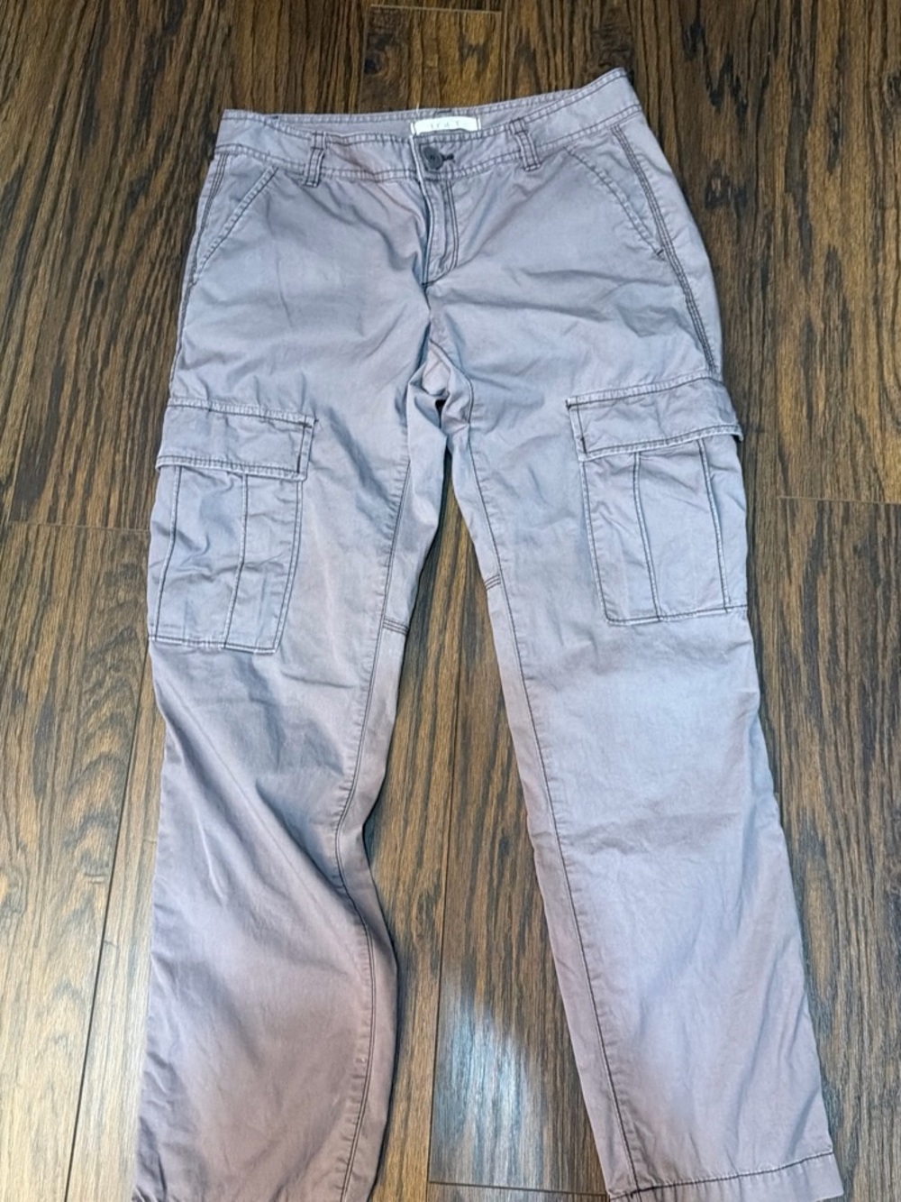 Loft light lavender gray cargo pants wi